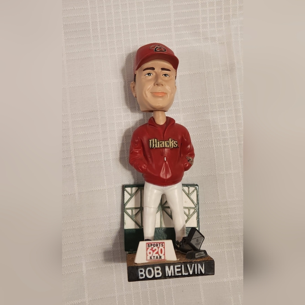 2008 Arizona Diamondbacks ⚾️ Bob Melvin Manager #3 Bobblehead New in Box $16